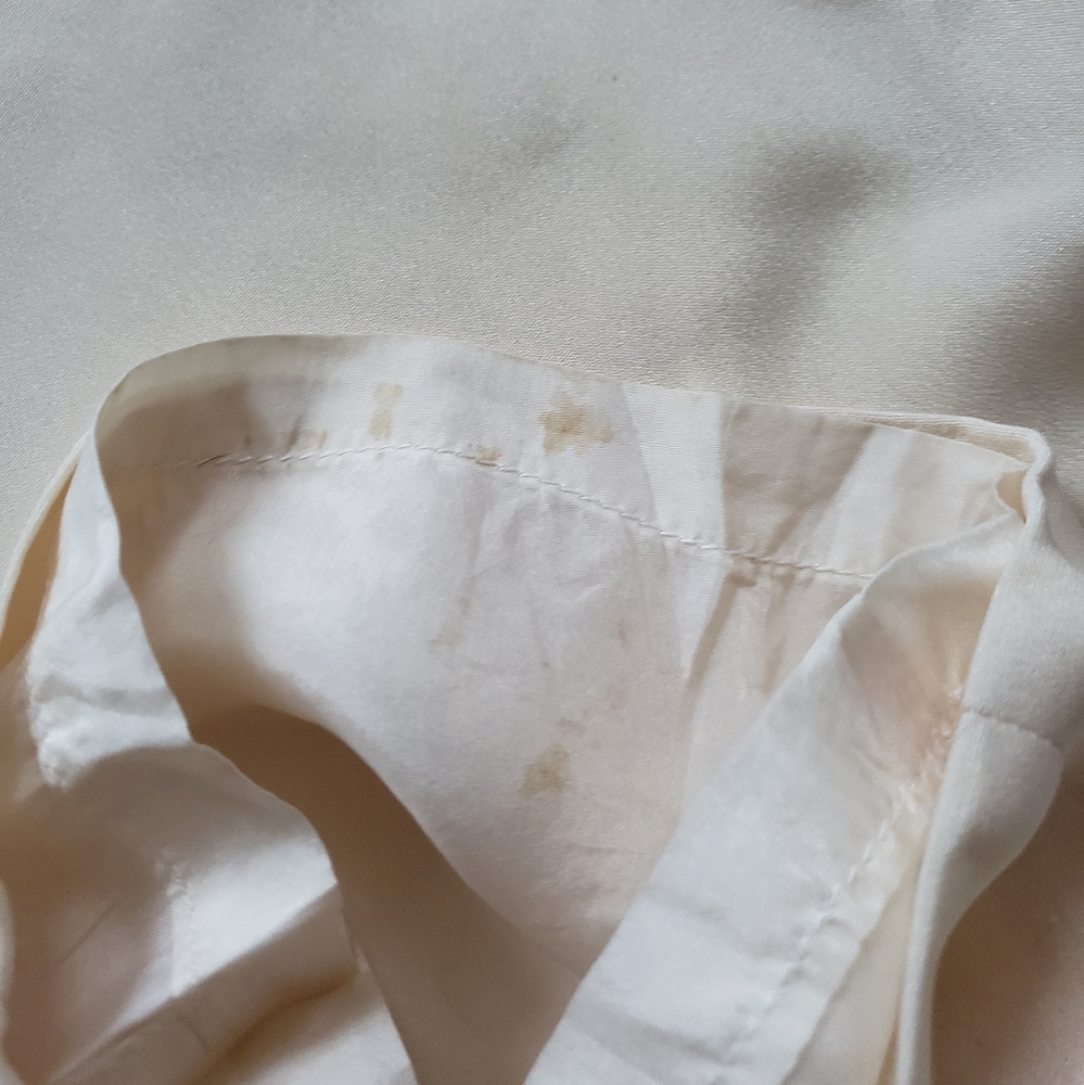 Ralph Lauren Black Label Cream Silk Trouser Vintage 90's Old Money - Picture 7 of 9